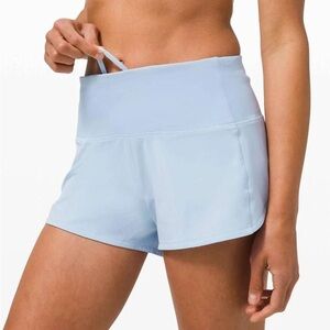 Women's Light Blue Lululemon Shorts